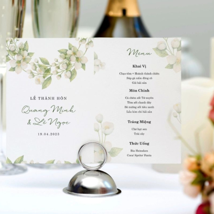 Thực đơn tiệc cưới 2025: Ưu tiên sức khỏe và sự tinh tế